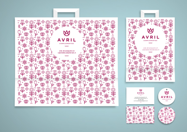 Avril Complementos时装店视觉形象设计