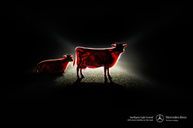 智能照明系统:奔驰(Mercedes-Benz)广告欣赏