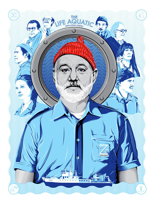 Tracie Ching精致的电影海报插画设计