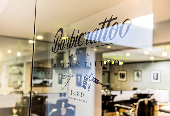 Barbierattoo美发沙龙视觉形象设计