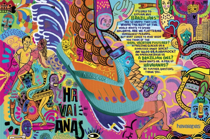 他们为何笑的如此灿烂: Havaianas哈瓦那人字拖广告欣赏