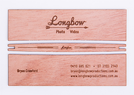 名片一秒变弓箭:Longbow创意名片设计 名片一秒变弓箭:Longbow创意名片设计
