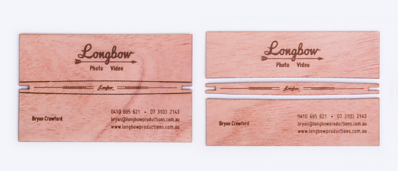 名片一秒变弓箭:Longbow创意名片设计 名片一秒变弓箭:Longbow创意名片设计