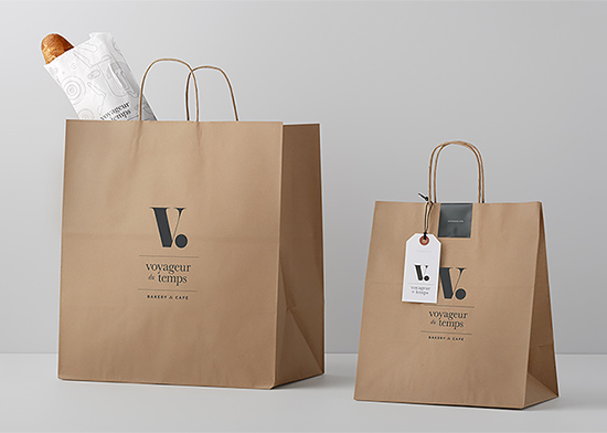 Voyageur Du Temps咖啡和面包店视觉形象设计 Voyageur Du Temps咖啡和面包店视觉形象设计