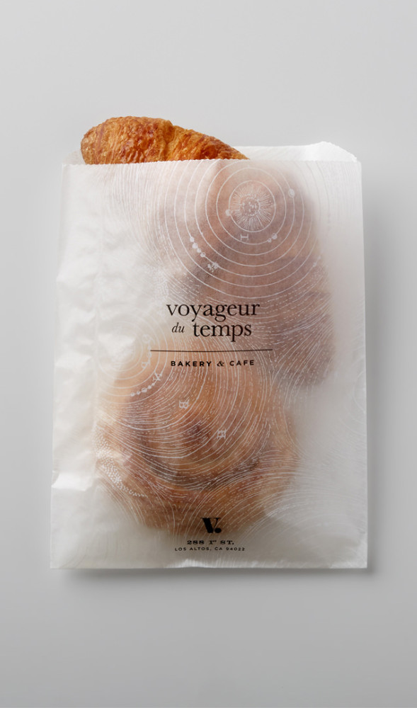 Voyageur Du Temps咖啡和面包店视觉形象设计 Voyageur Du Temps咖啡和面包店视觉形象设计