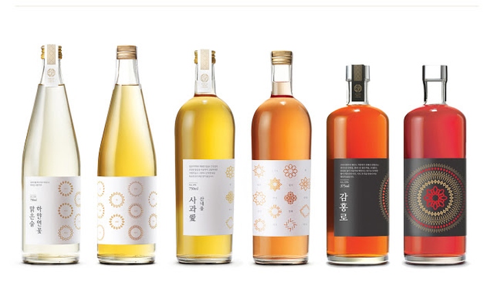韩国米酒和红酒包装设计 韩国米酒和红酒包装设计