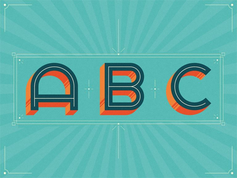 Davide Baratta创意复古字体设计