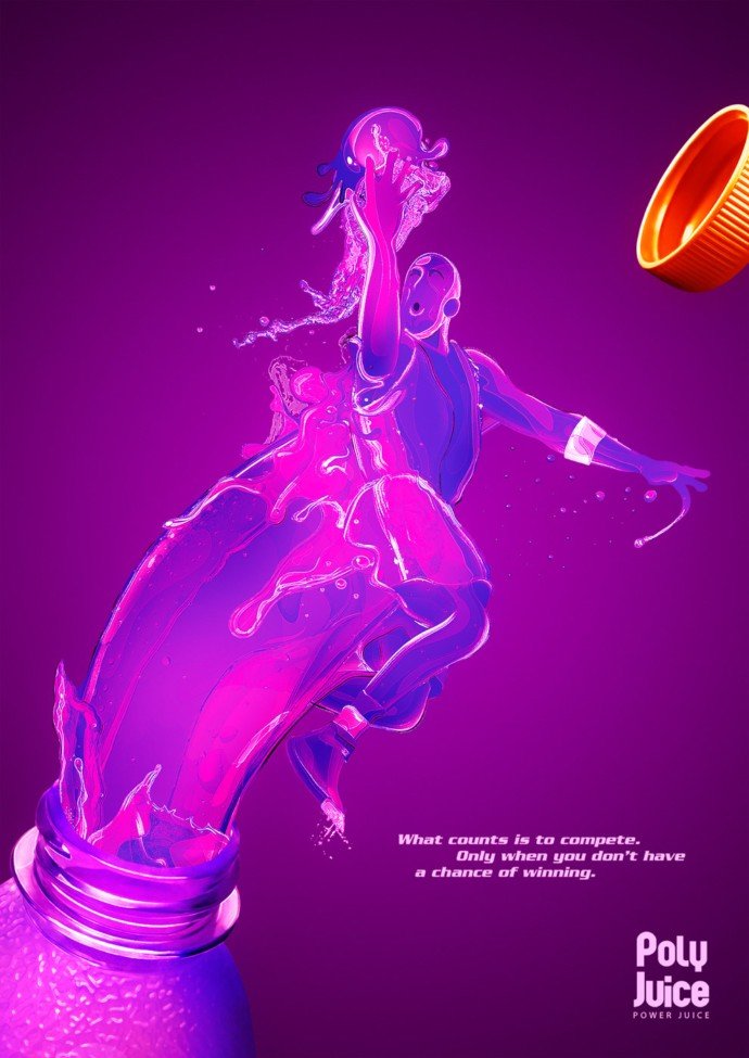 PolyJuice果汁创意广告