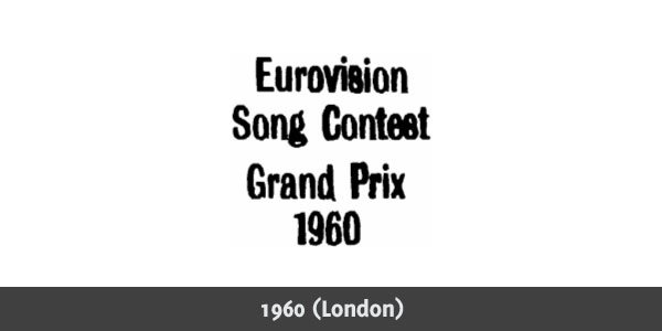 欧洲歌唱大赛(EurovisionSongContest)标志欣赏1956-2010