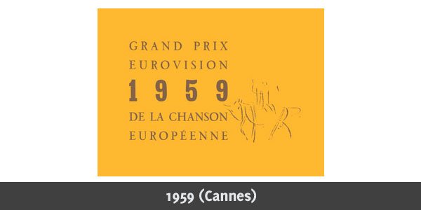 欧洲歌唱大赛(EurovisionSongContest)标志欣赏1956-2010