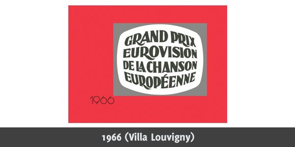 欧洲歌唱大赛(EurovisionSongContest)标志欣赏1956-2010