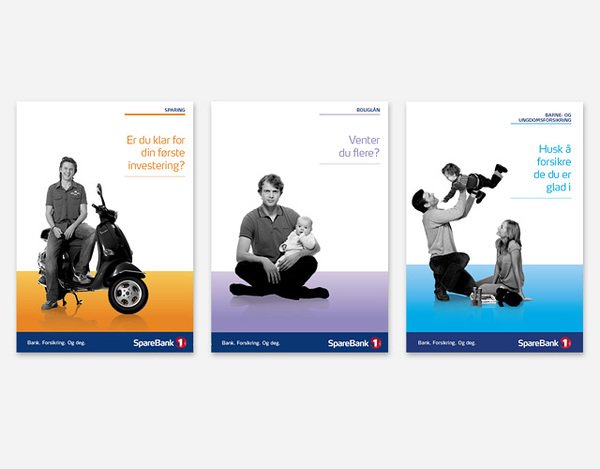 SpareBank1银行品牌形象设计 SpareBank1银行品牌形象设计