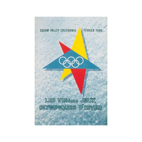 历届冬季奥运会海报欣赏(1924-2010) SquawValley1960