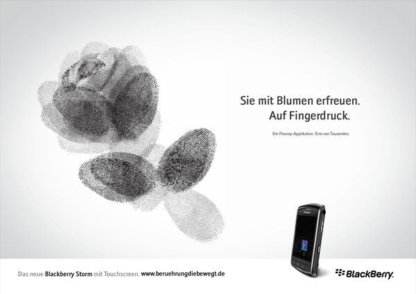 BlackBerryStorm触摸手机广告欣赏 BlackBerryStorm触摸手机广告欣赏