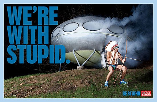 Diesel广告:bestupid