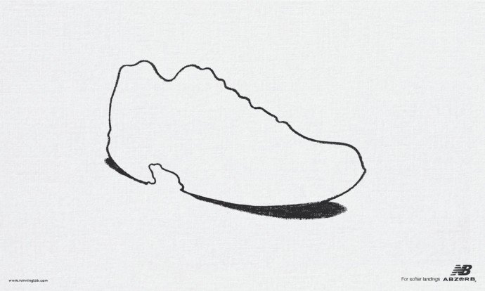 NewBalance运动鞋广告