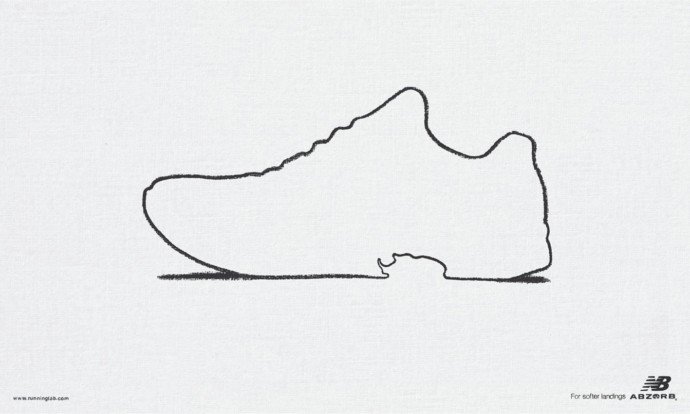 NewBalance运动鞋广告