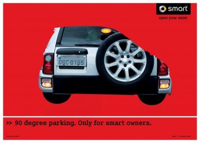 90度停车:SMART广告欣赏