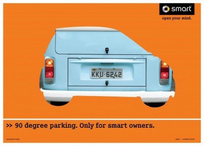 90度停车:SMART广告欣赏