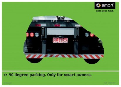 90度停车:SMART广告欣赏