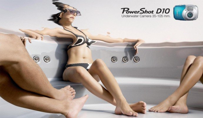 CanonPowerShotD10防水相机广告 CanonPowerShotD10防水相机广告