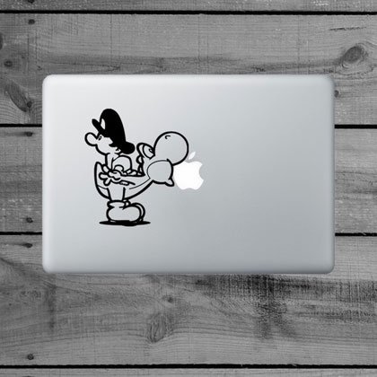 35个超酷创意的MacBook和iPad贴纸设计