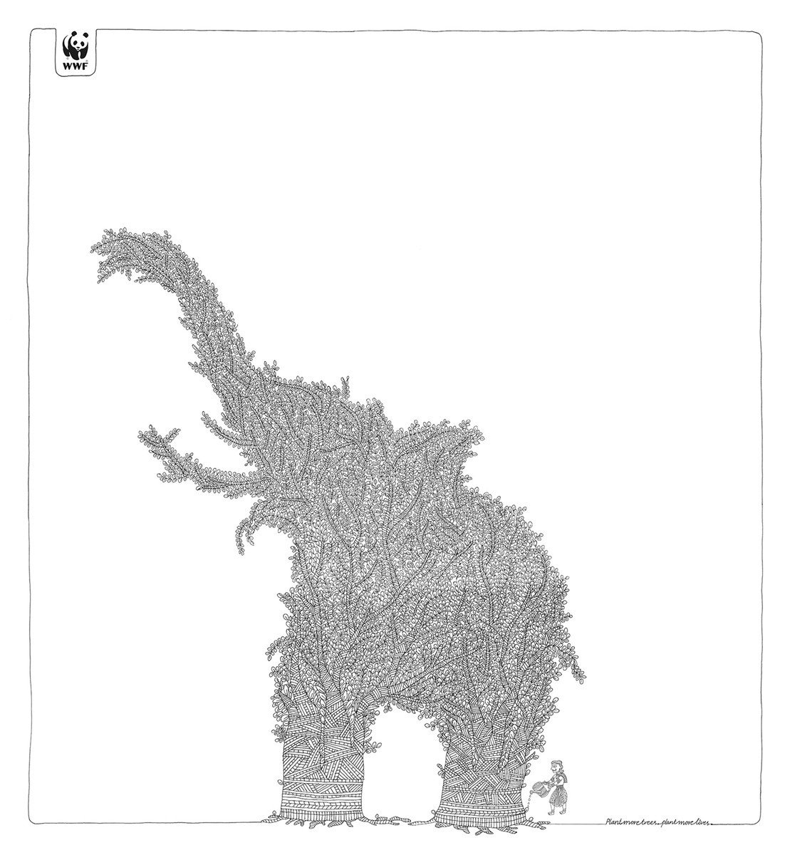 种植更多树种植更多生命:WWF公益广告