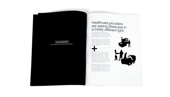 steelcase家具公司年报画册设计