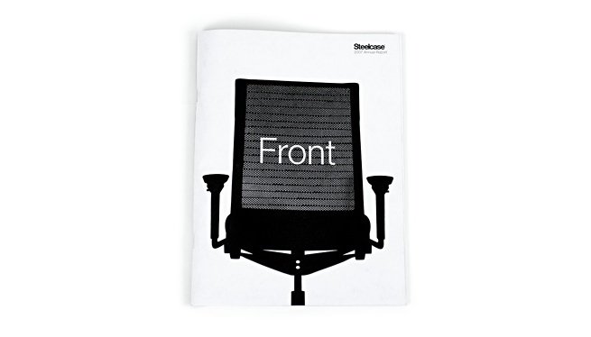 steelcase家具公司年报画册设计