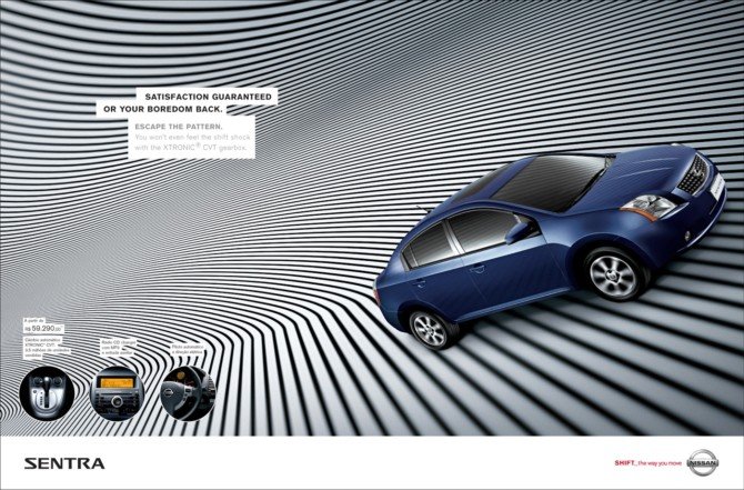 NISSAN轿车平面广告欣赏 NISSAN轿车平面广告欣赏