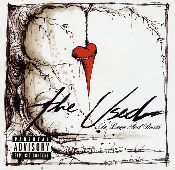99个优秀专辑封面设计作品 The-Used---In-Love-And-Death-(Front)