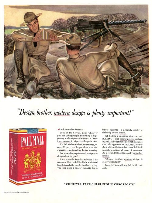 复古味道8张国外经典香烟老广告欣赏