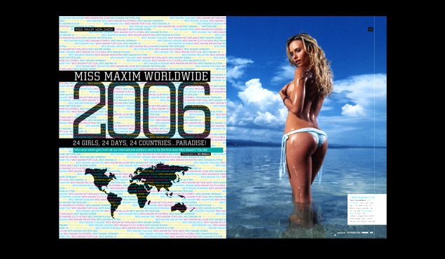 《Maxim》杂志时尚版面设计