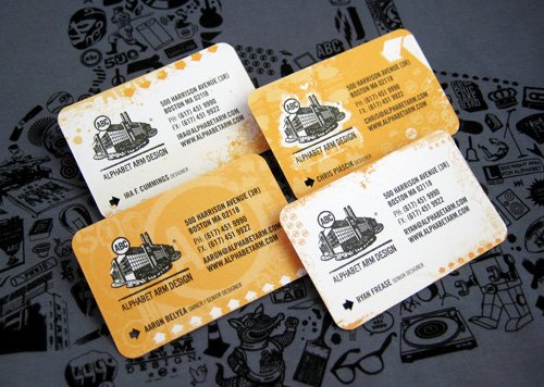17个精彩的圆角名片设计欣赏