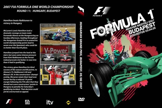 F12007赛季DVD封面设计