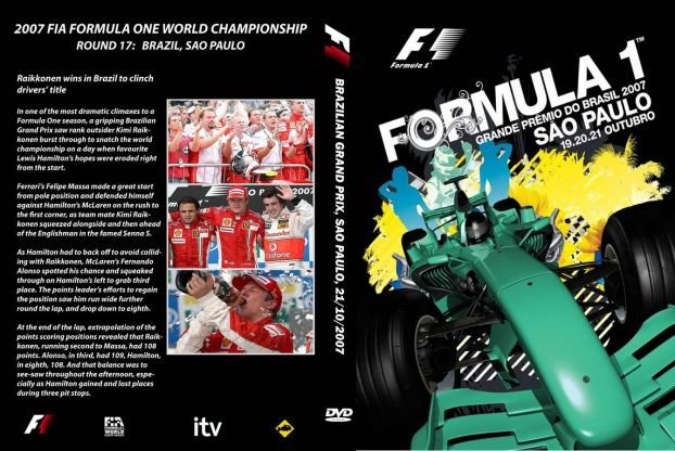 F12007赛季DVD封面设计