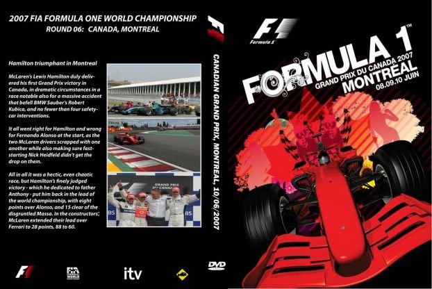 F12007赛季DVD封面设计