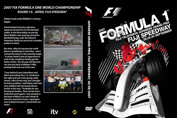 F12007赛季DVD封面设计