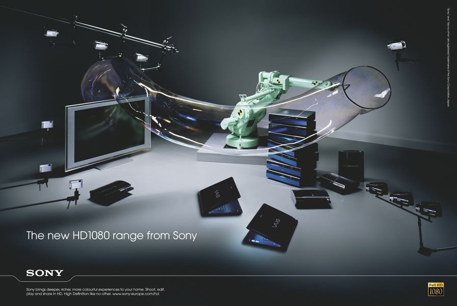 SONYHD1080电视广告设计