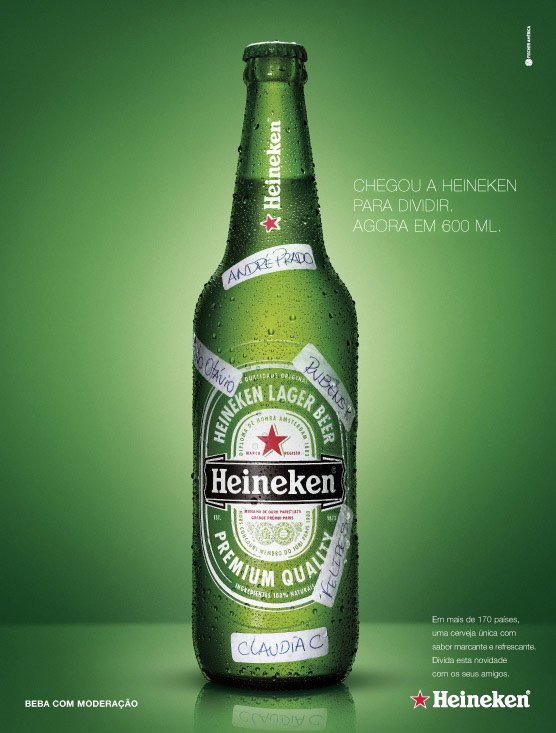 Heineken啤酒平面广告设计 Heineken啤酒平面广告设计