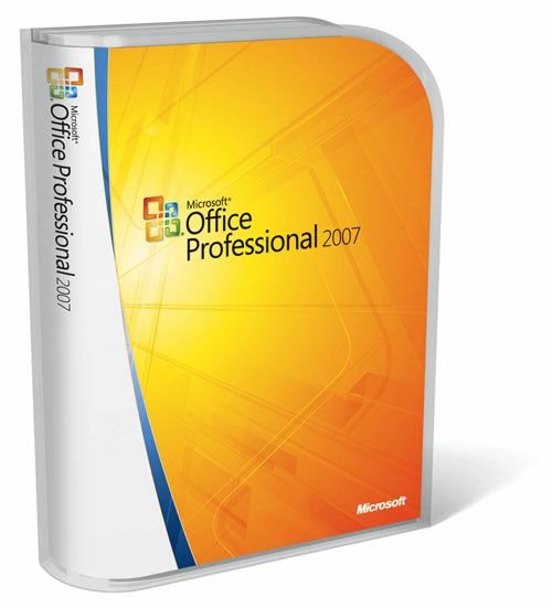 微软Vista和Office2007包装设计