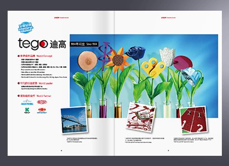 degussa德固赛公司宣传册设计