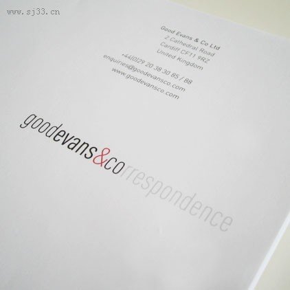 英国blindspotVI识别设计 letterheads
