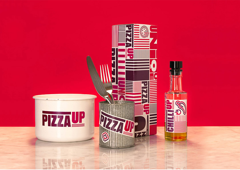 韩国比萨连锁餐厅PizzaUp品牌新形象 韩国比萨连锁餐厅PizzaUp品牌新形象