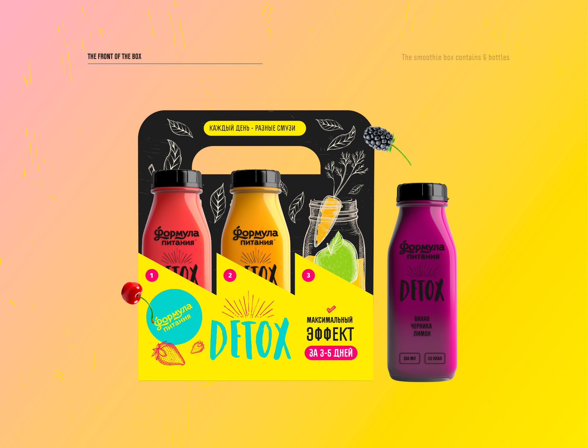 DETOX饮料包装设计