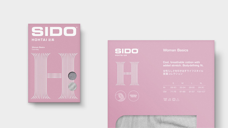 日本内衣品牌Sido视觉形象设计 日本内衣品牌Sido视觉形象设计