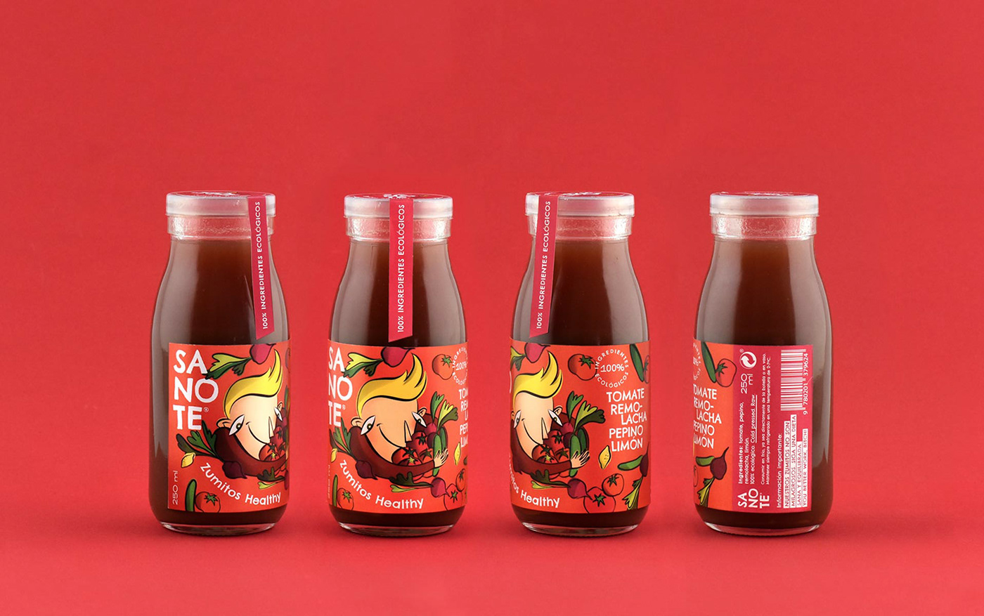 Sanote Zumitos Healthy健康果汁包装设计