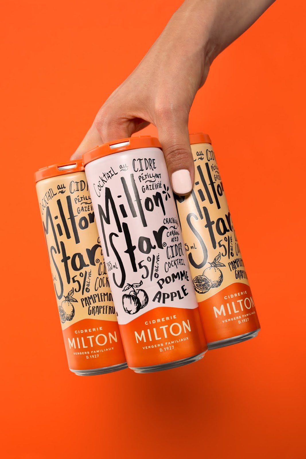 Milton Star罐装苹果酒包装设计 Milton Star罐装苹果酒包装设计