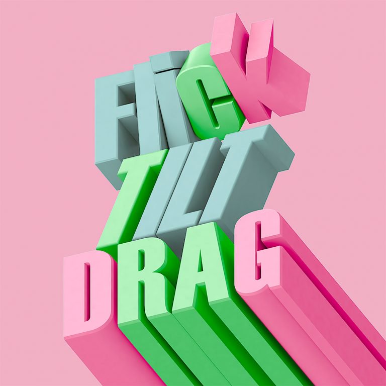 Mat Brown创意3D字体设计