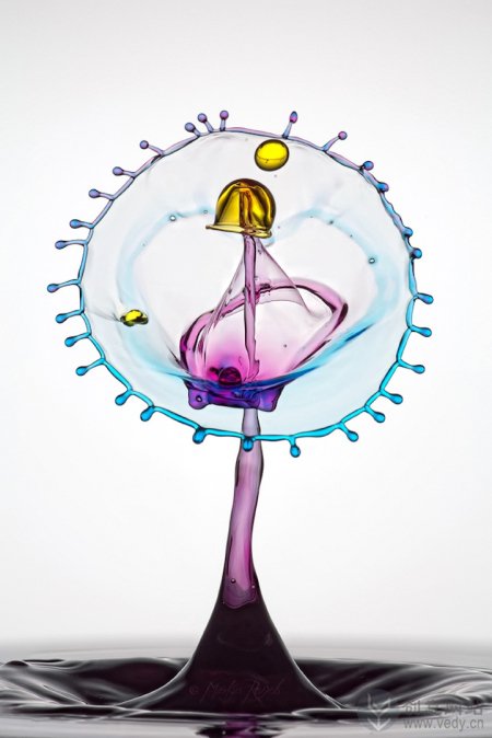 水滴飞溅的水花创意摄影照片
